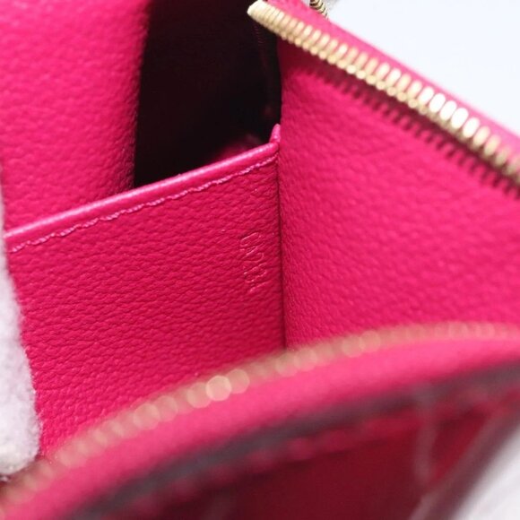 LOUIS VUITTON Monogram Vernis Pochette Cosmetic Rose Indian M90009 Auth 130667 - Picture 11 of 15
